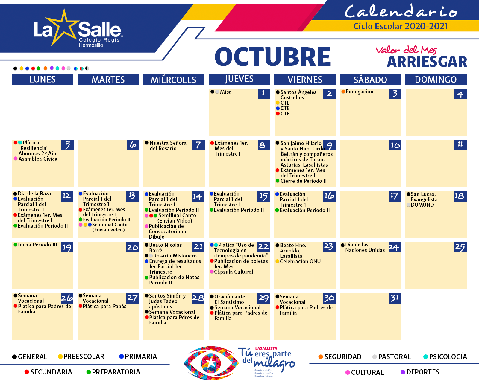 calendario-octubre-2020-colegio-regis